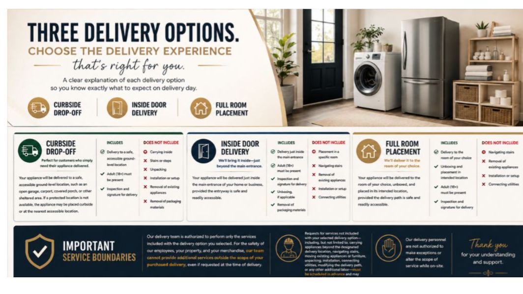 Home appliances and furniture collection